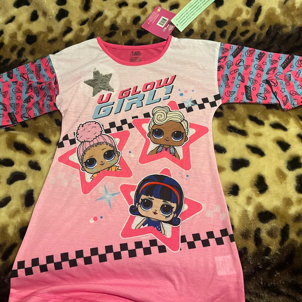 L.O.L. Surprise! Pink and Blue Kids Nightgown